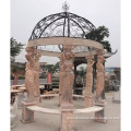 Garden White Marble Stone Outdoor Gazebo